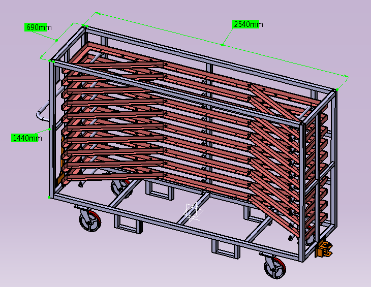 防護(hù)欄支架器具